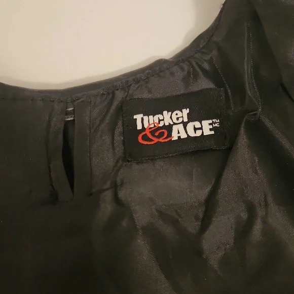 Tucker & Ace black motorcycle dog coat size XS - Picture 5 of 8